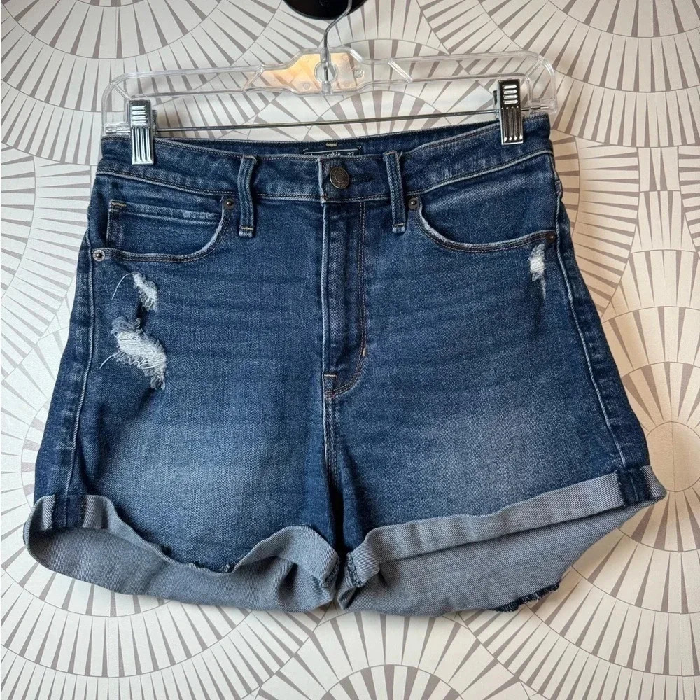 Abercrombie &‎ Fitch Women’s Simone High Rise Jean Short Size 27 3 inch inseam
